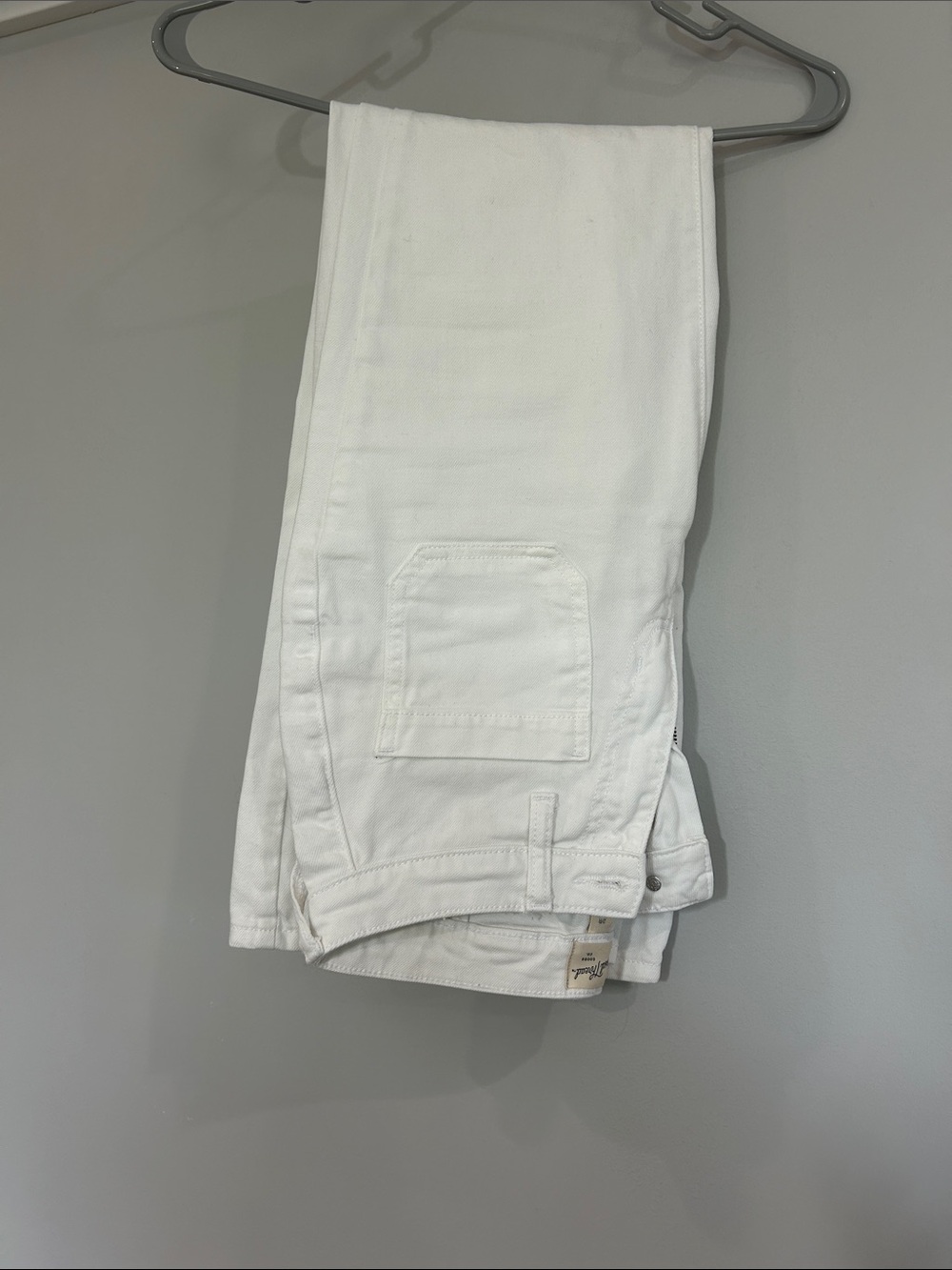 Universal Thread High-Rise Flare White Jeans